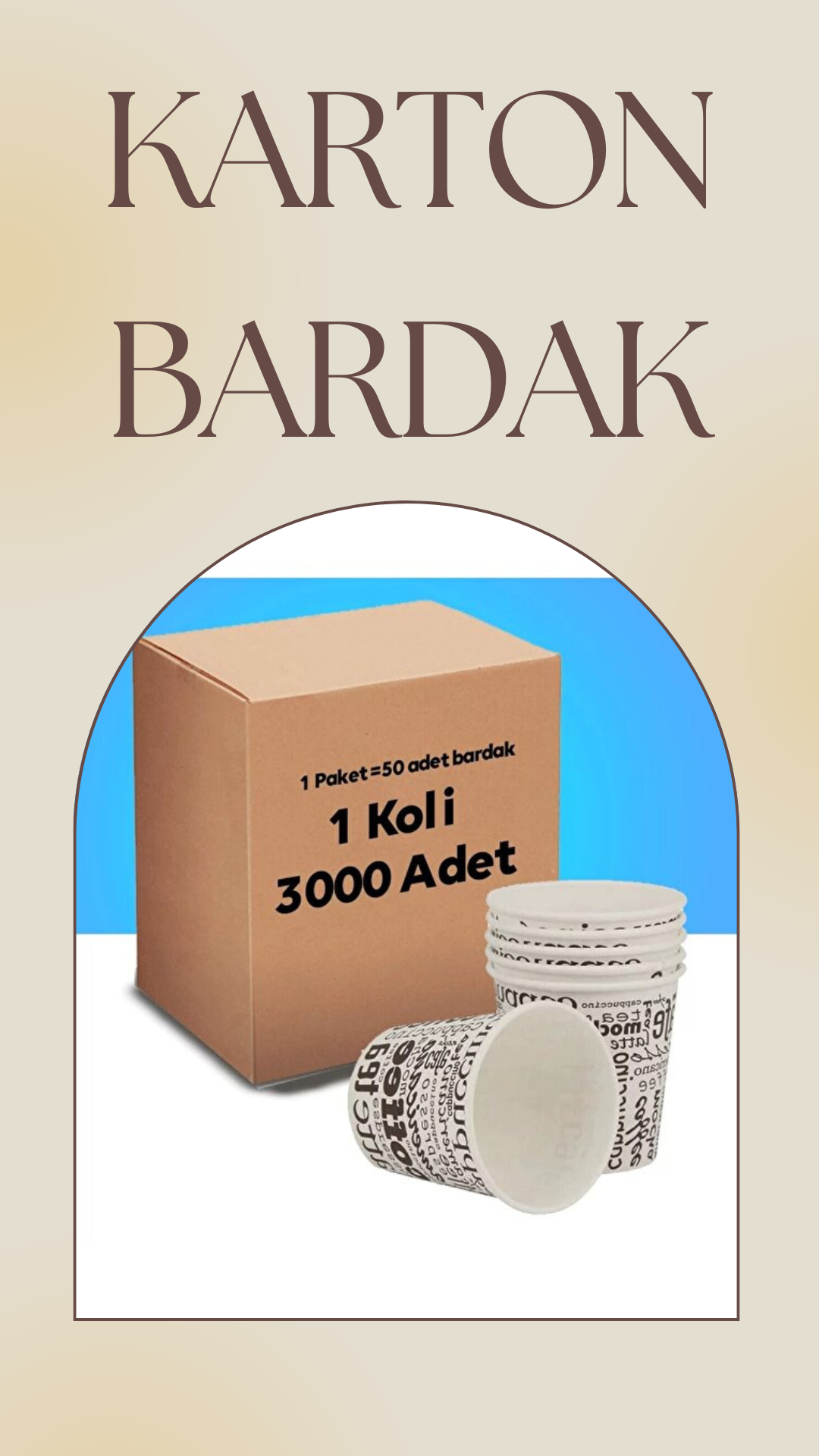 Karton Bardak İçin Tıklayınız!