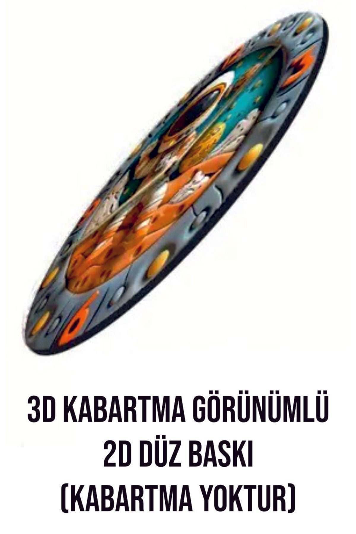 Renkli Baskı Astronot Çocuk Desenli Sayılı Hediyelik Ahşap Sessiz Tablo Duvar Saati